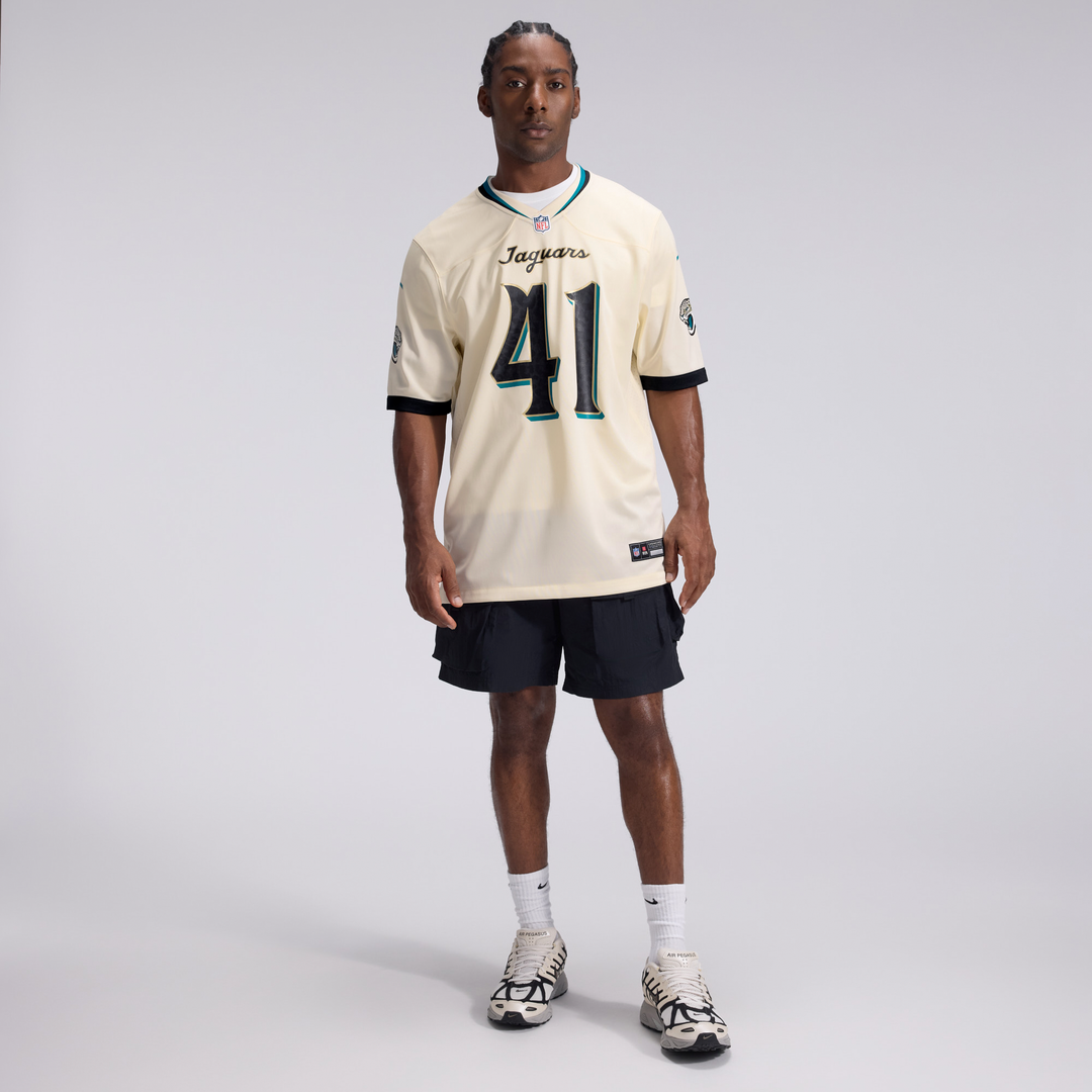Josh Hines-Allen Jacksonville Jaguars Nike Natural 2026 Rivalries Collection Game Jersey