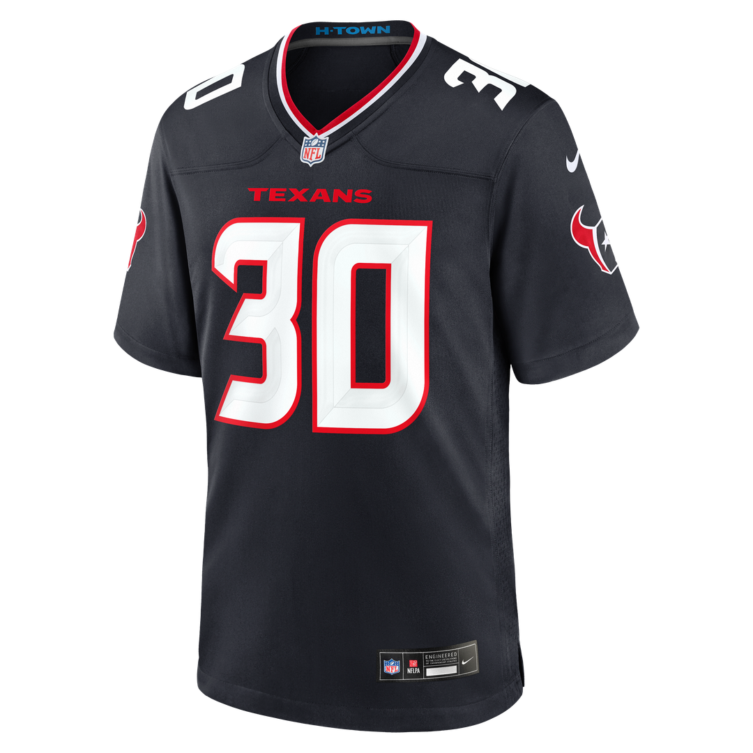 Brandon Codrington Houston Texans Nike Navy Team Game Jersey