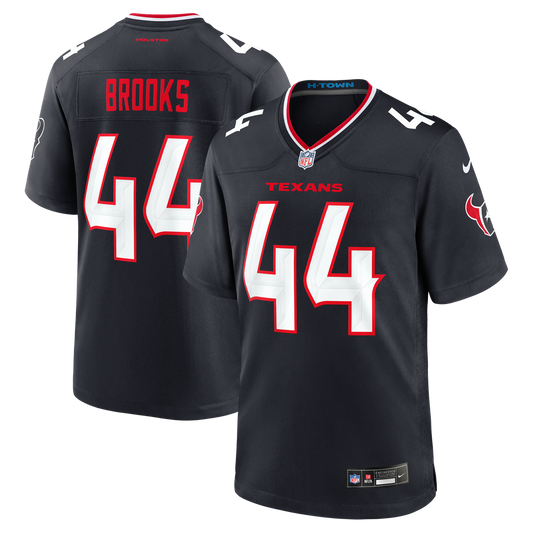 British Brooks Houston Texans Nike Navy Team Game Jersey