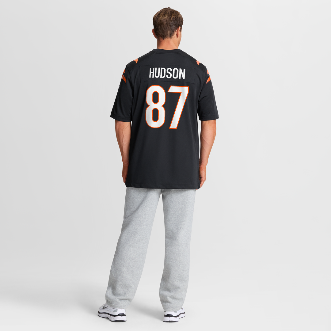 Tanner Hudson Cincinnati Bengals Nike Black Home Game Player Jersey
