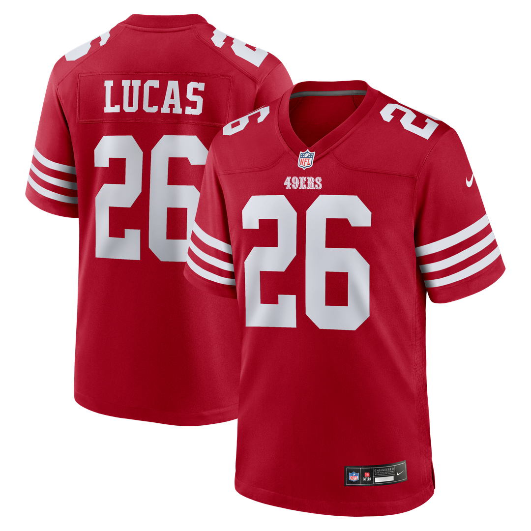 Chase Lucas San Francisco 49ers Nike Scarlet Team Game Jersey