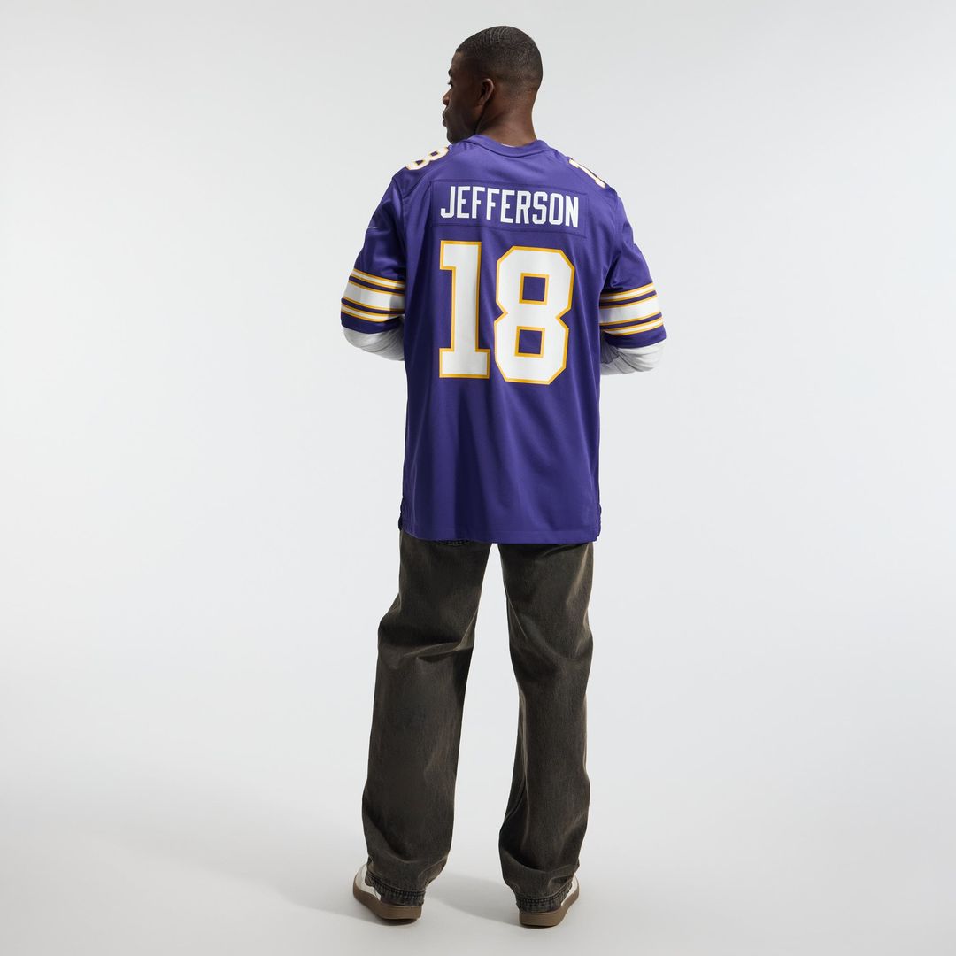 Justin Jefferson Minnesota Vikings Nike Purple Classic Player Game Jersey