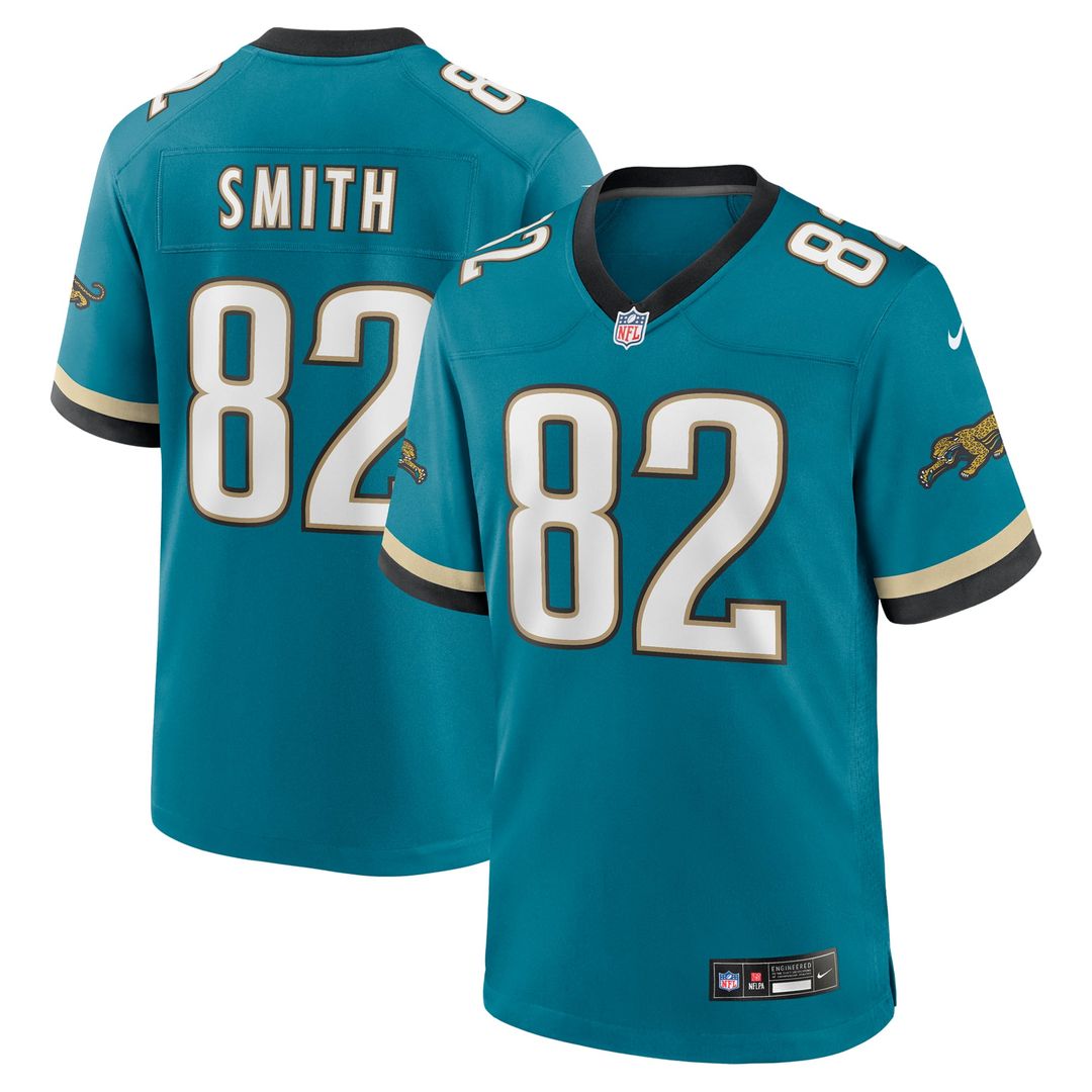 Jimmy Smith Jacksonville Jaguars Nike Teal Retired Player Alternate Game Jersey