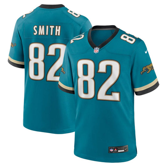 Jimmy Smith Jacksonville Jaguars Nike Teal Retired Player Alternate Game Jersey
