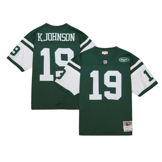 Keyshawn Johnson New York Jets Mitchell & Ness Green Legacy Replica Jersey