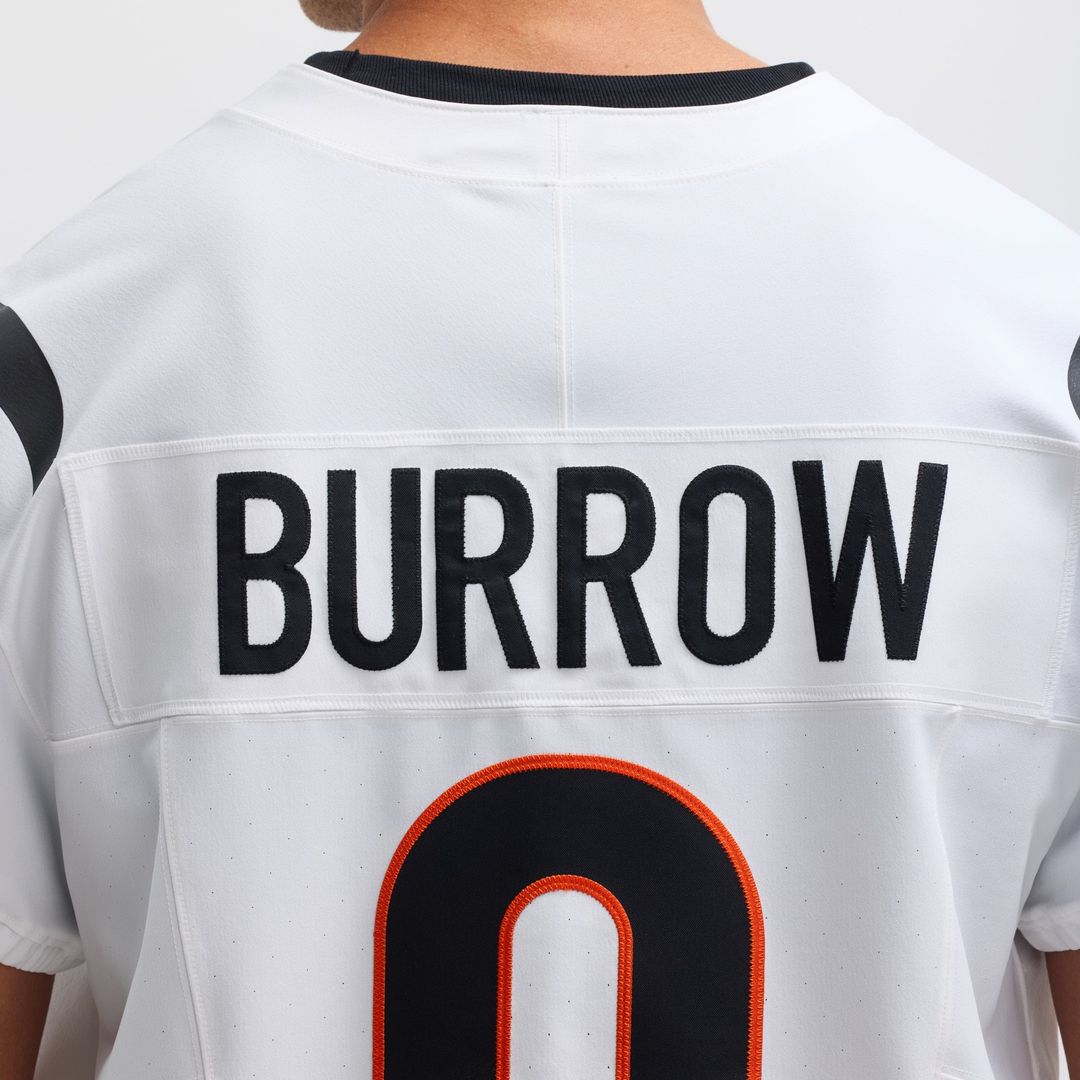 Joe Burrow Cincinnati Bengals Nike White Vapor F.U.S.E. Elite Jersey