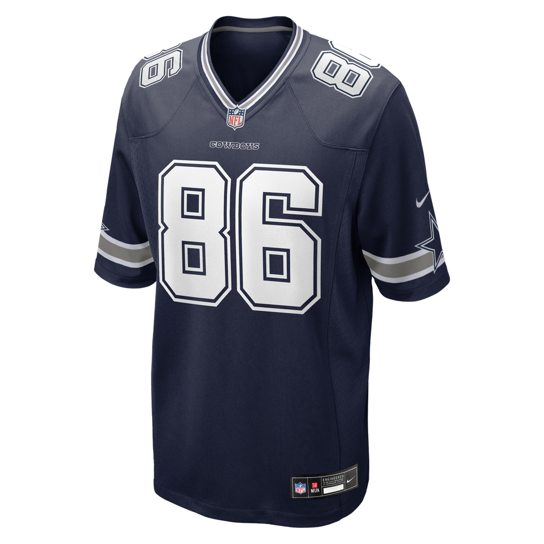 Luke Schoonmaker Dallas Cowboys Nike Navy Team Game Jersey
