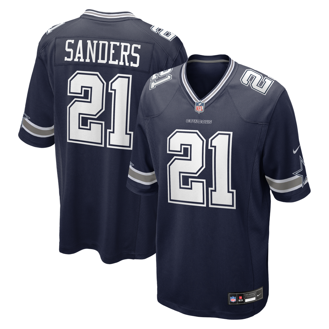 Deion Sanders Dallas Cowboys Nike Navy Team Retired Player Game Jersey
