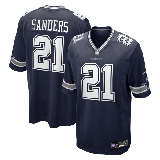Deion Sanders Dallas Cowboys Nike Navy Team Retired Player Game Jersey