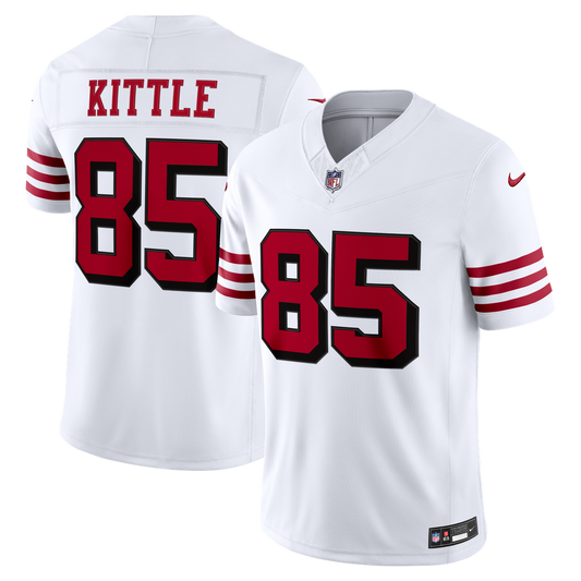 George Kittle San Francisco 49ers Nike White Alternate Vapor F.U.S.E. Stitched Limited Jersey