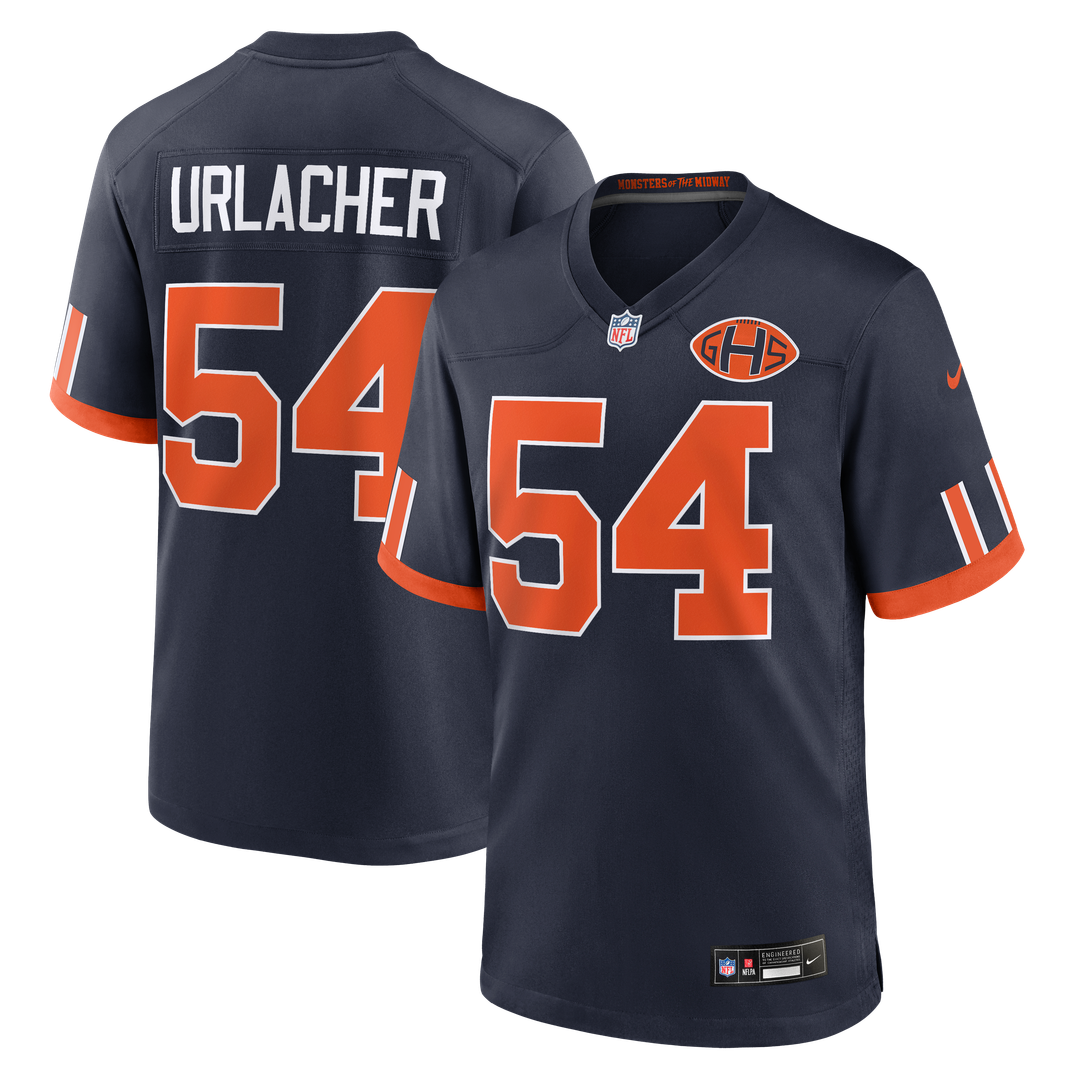 Brian Urlacher Chicago Bears Nike Navy 2026 Rivalries Collection Game Jersey