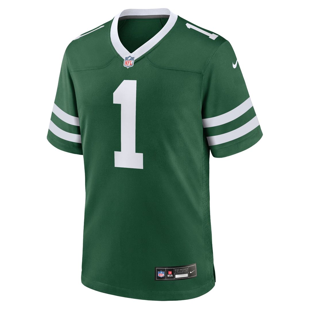 Ahmad Sauce Gardner New York Jets Nike Legacy Green Game Jersey