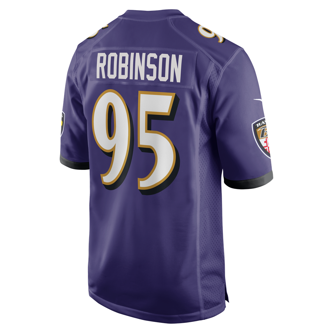 Tavius Robinson Baltimore Ravens Nike Purple Team Game Jersey