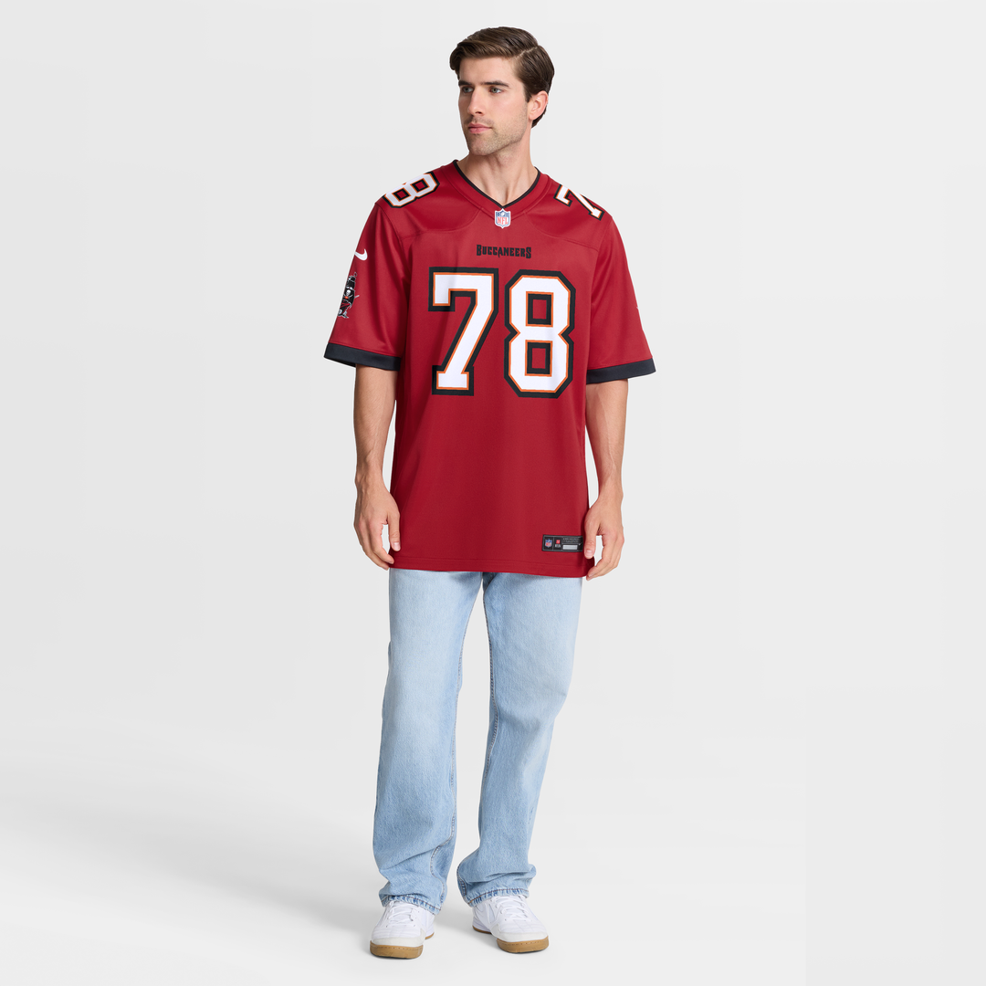 Tristan Wirfs Tampa Bay Buccaneers Nike Red Player Game Jersey