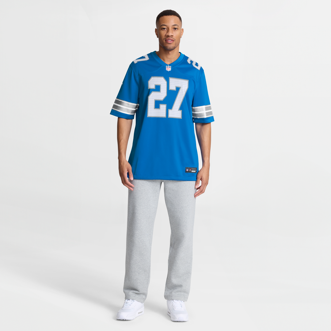 Arthur Maulet Detroit Lions Nike Blue Team Game Jersey