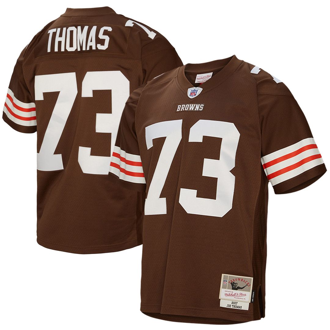 Joe Thomas Cleveland Browns Mitchell & Ness Brown Legacy Replica Jersey