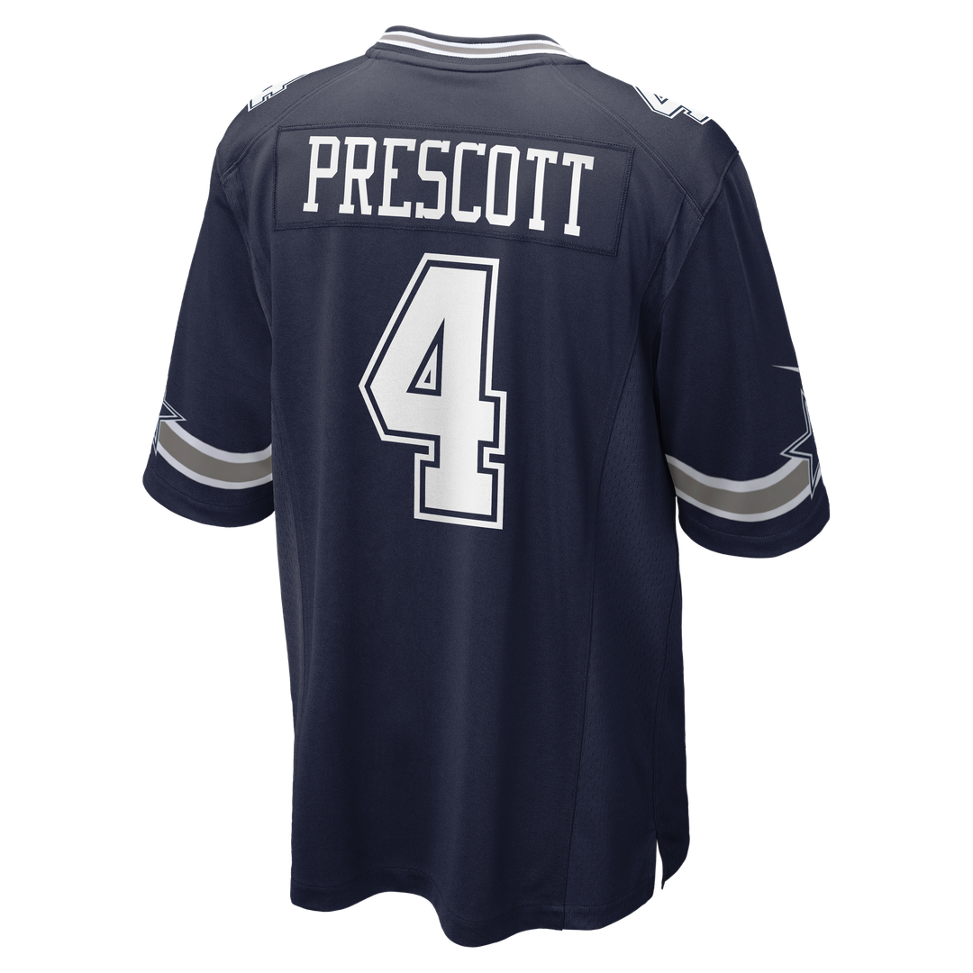 Dak Prescott Dallas Cowboys Nike Navy Game Team Jersey