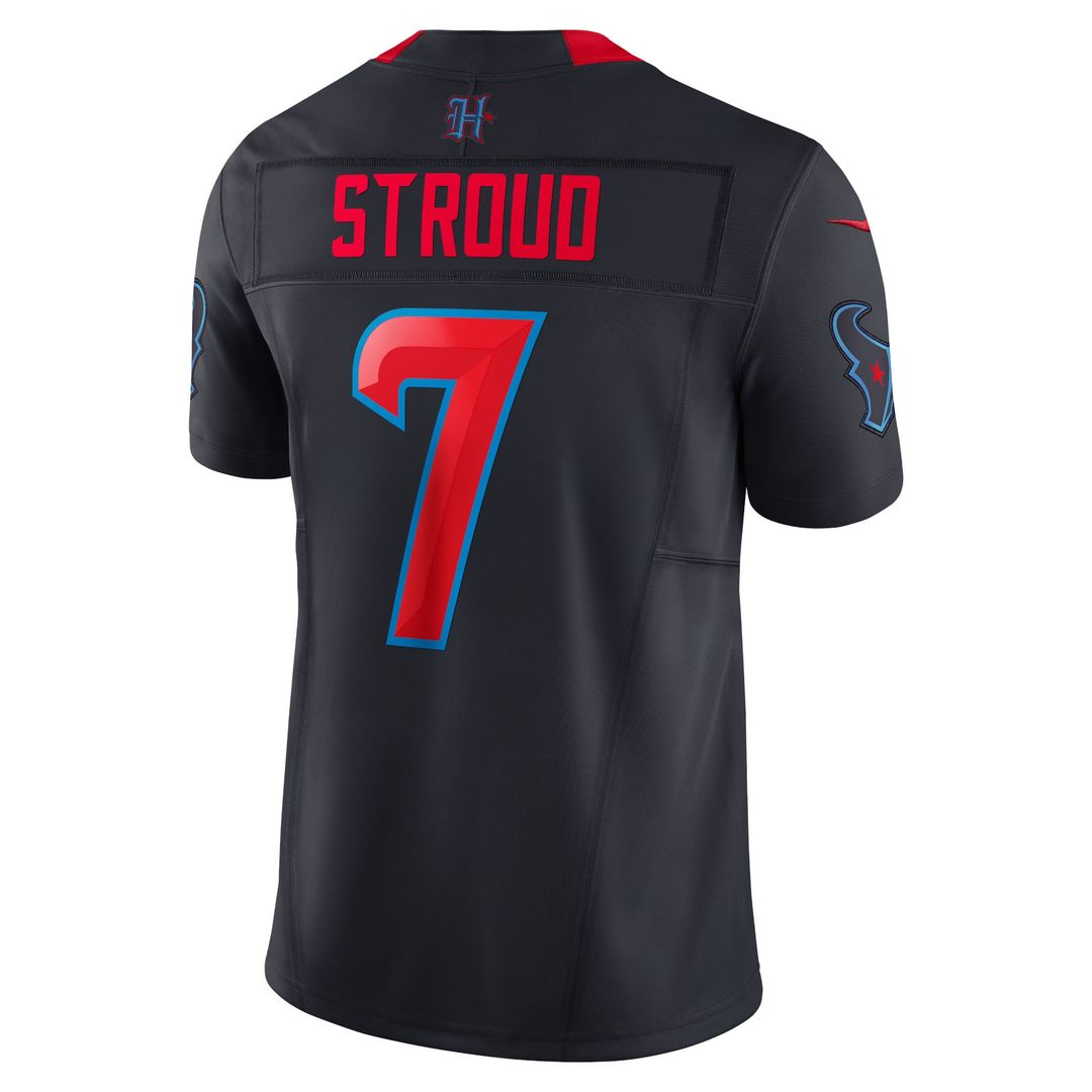 C.J. Stroud Houston Texans Nike Navy 2nd Alternate Vapor F.U.S.E. Limited Jersey
