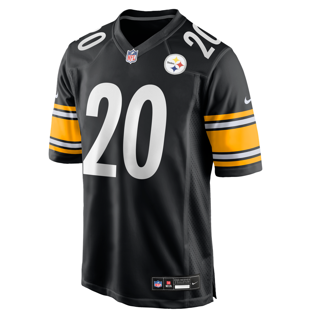 Kaleb Johnson Pittsburgh Steelers Nike Black Team Game Jersey