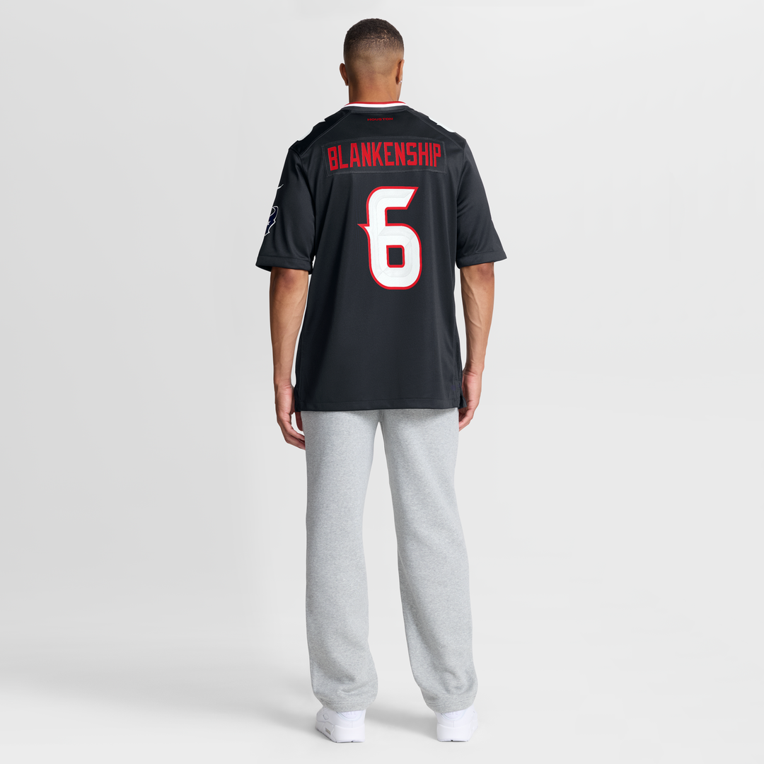 Reed Blankenship Houston Texans Nike Navy Team Game Jersey