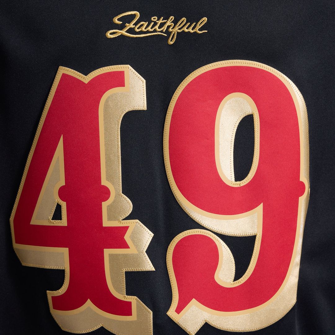The Faithful San Francisco 49ers Nike Black Rivalries Collection Stitched Limited Jersey