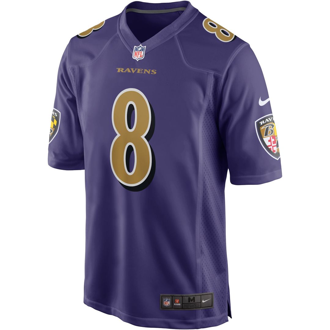 Lamar Jackson Baltimore Ravens Nike Black Alternate Game Jersey