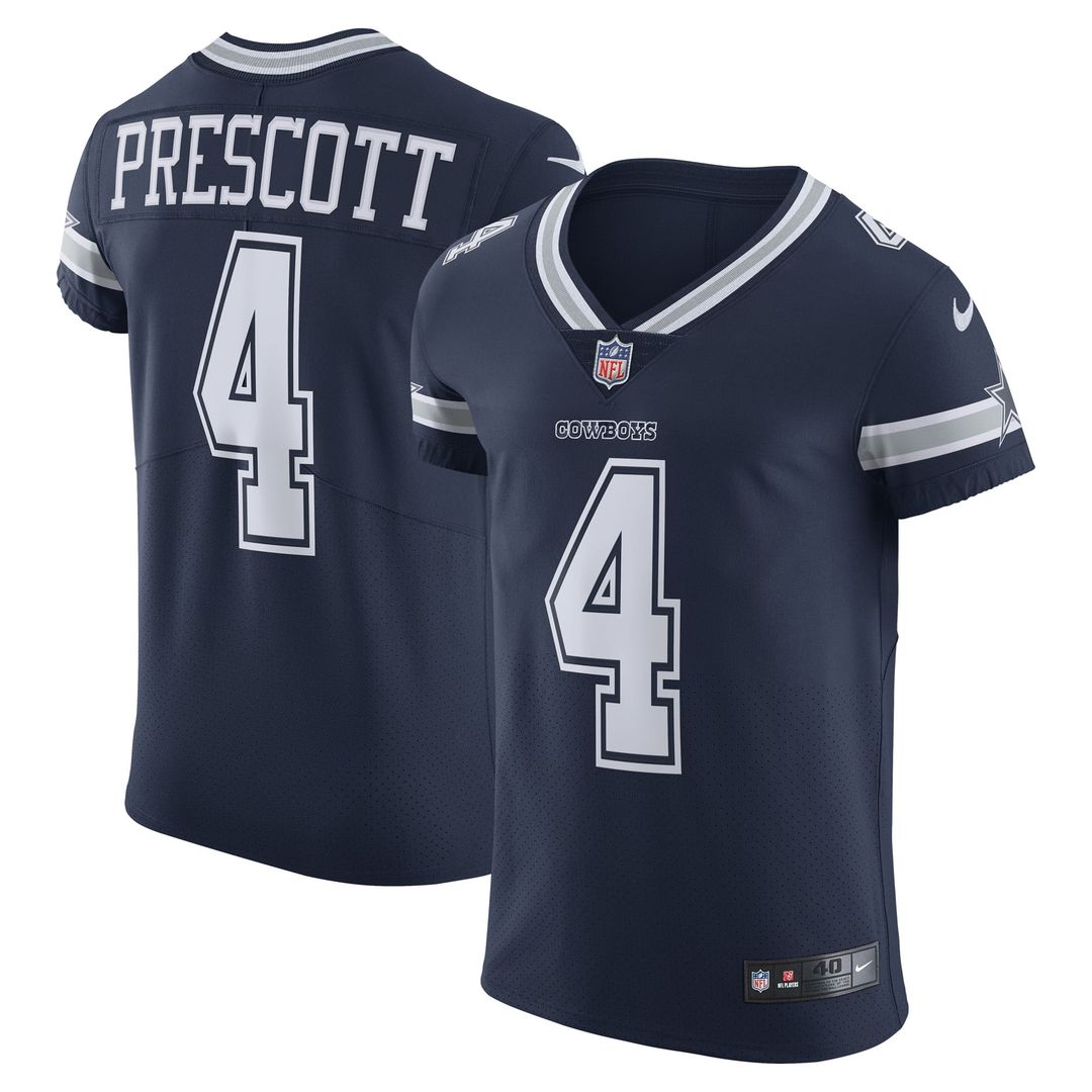 Dak Prescott Dallas Cowboys Nike Navy Vapor Elite Player Team Jersey