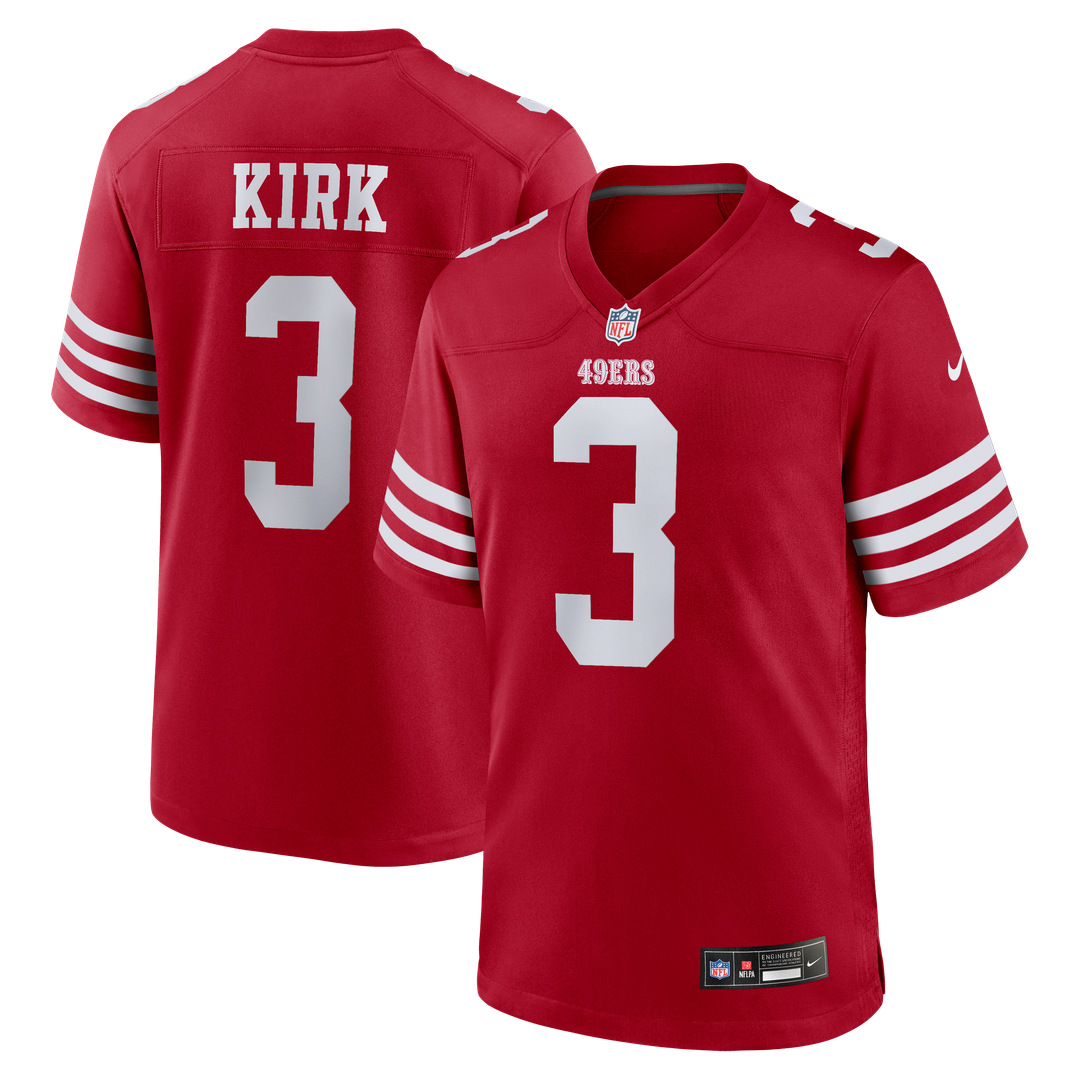 Christian Kirk San Francisco 49ers Nike Scarlet Team Game Jersey