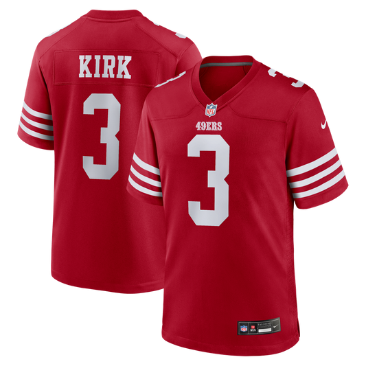Christian Kirk San Francisco 49ers Nike Scarlet Team Game Jersey