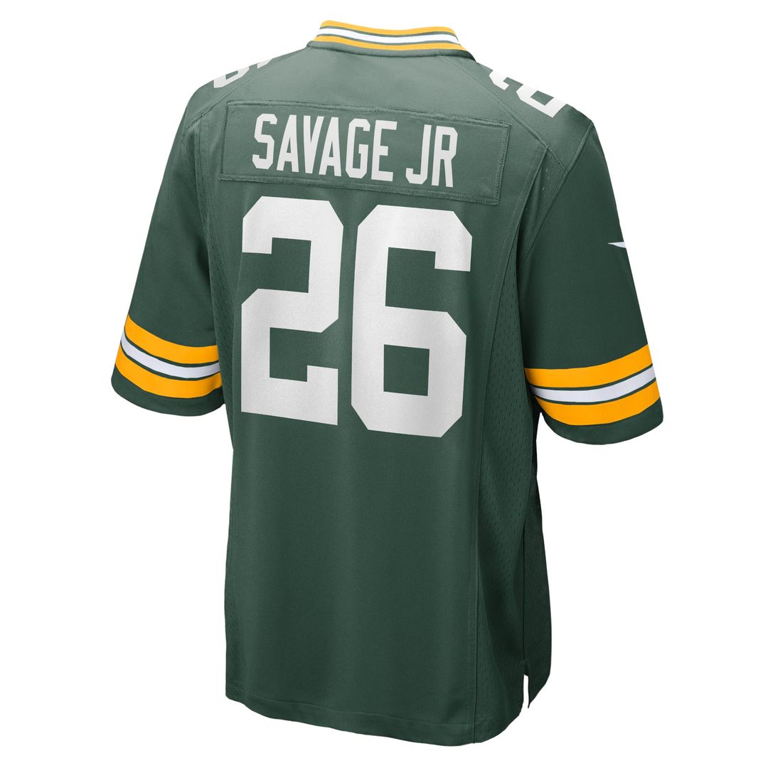 Darnell Savage Jr. Green Bay Packers Nike Green Game Team Jersey