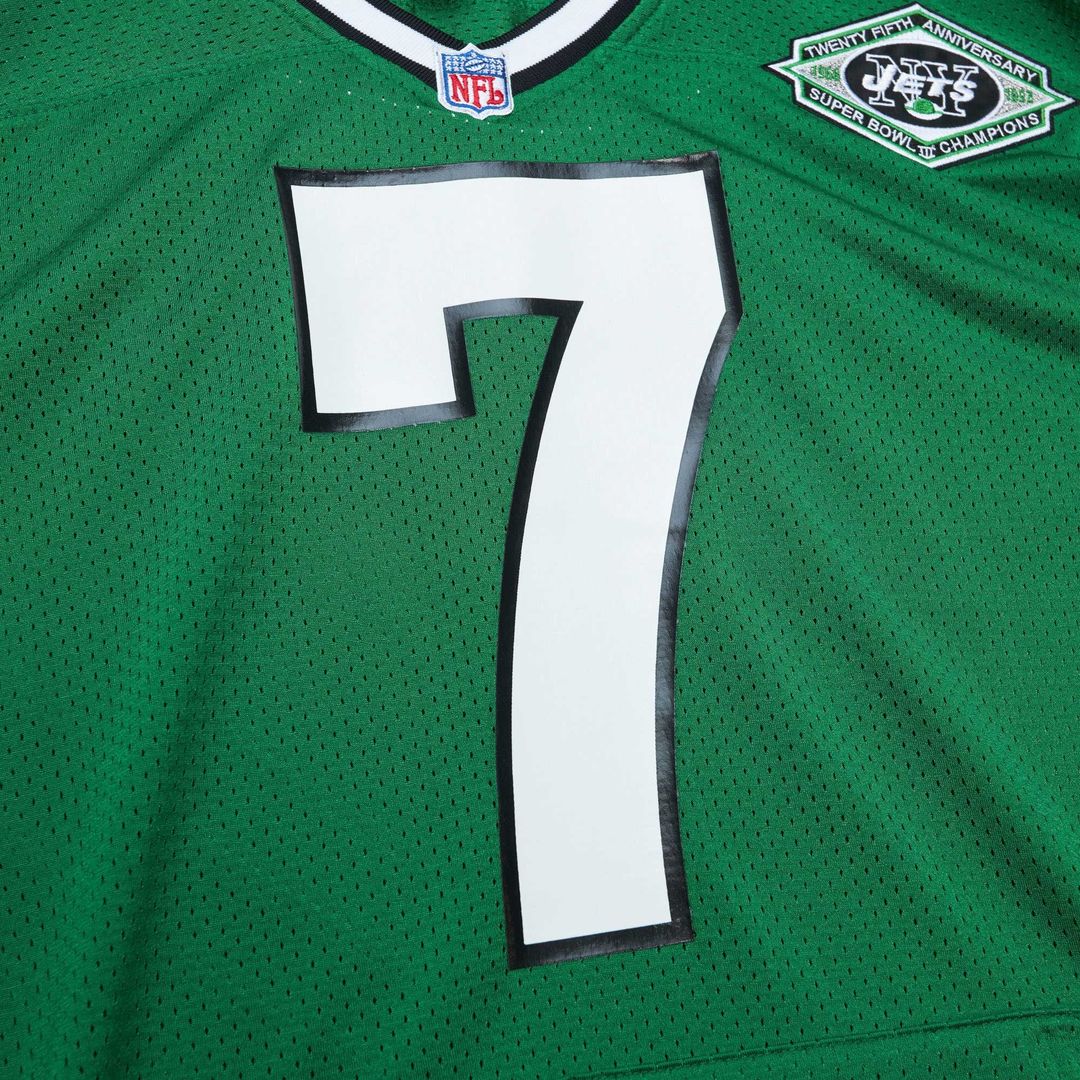 Boomer Esiason New York Jets Mitchell & Ness Kelly Green 1993 Authentic Throwback Retired Player Pocket Jersey