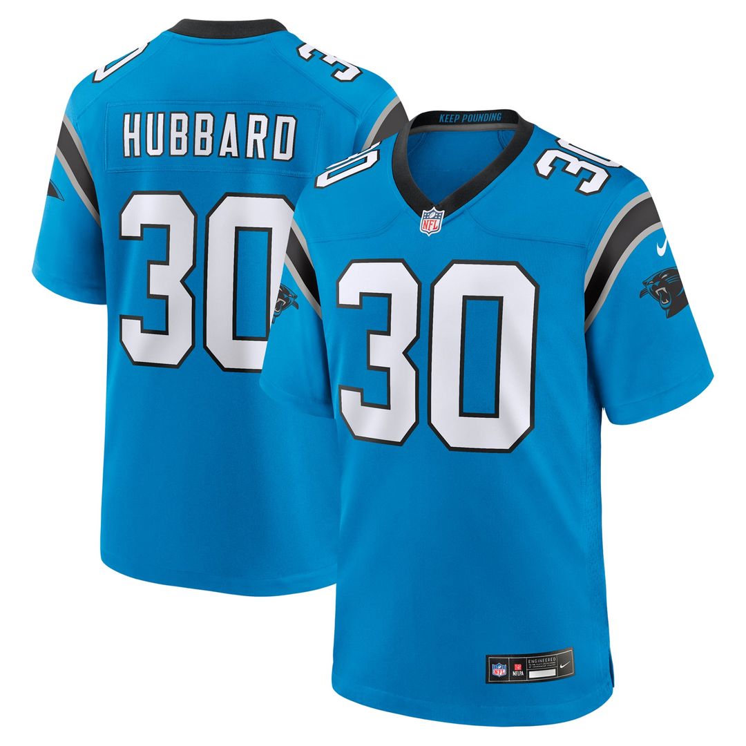 Chuba Hubbard Carolina Panthers Nike Blue Alternate Game Jersey