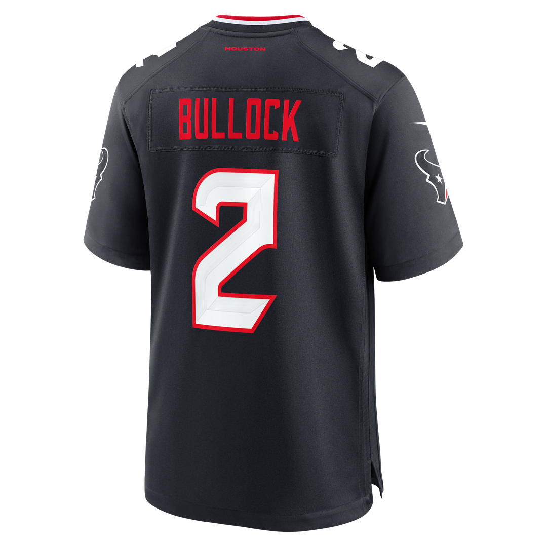 Calen Bullock Houston Texans Nike Navy Team Game Jersey