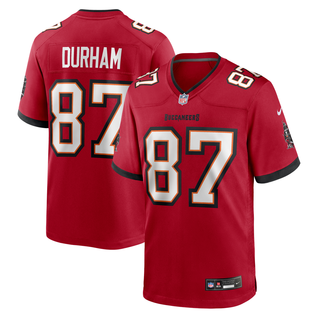 Payne Durham Tampa Bay Buccaneers Nike Red Game Jersey