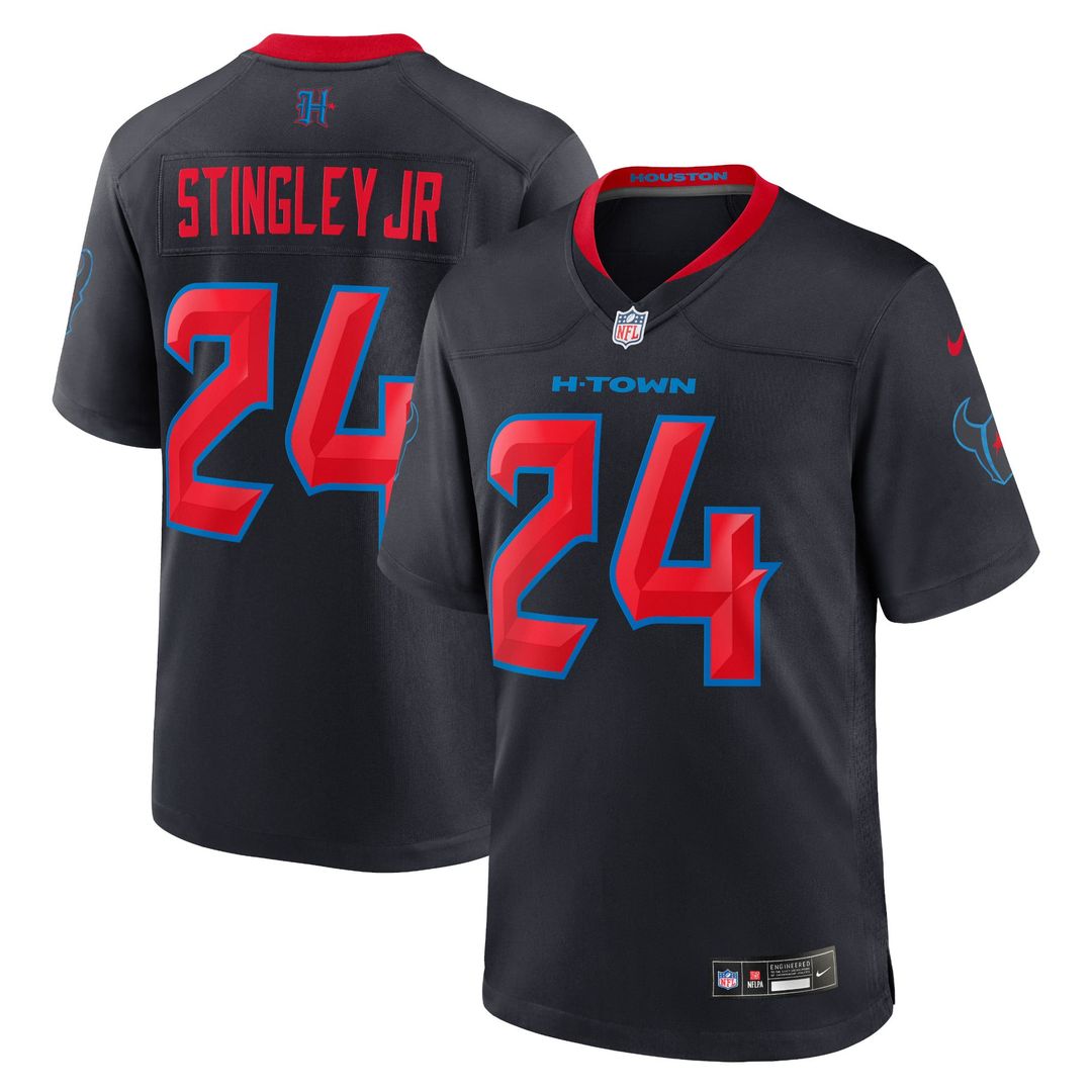 Derek Stingley Jr. Houston Texans Nike Navy 2nd Alternate Game Jersey