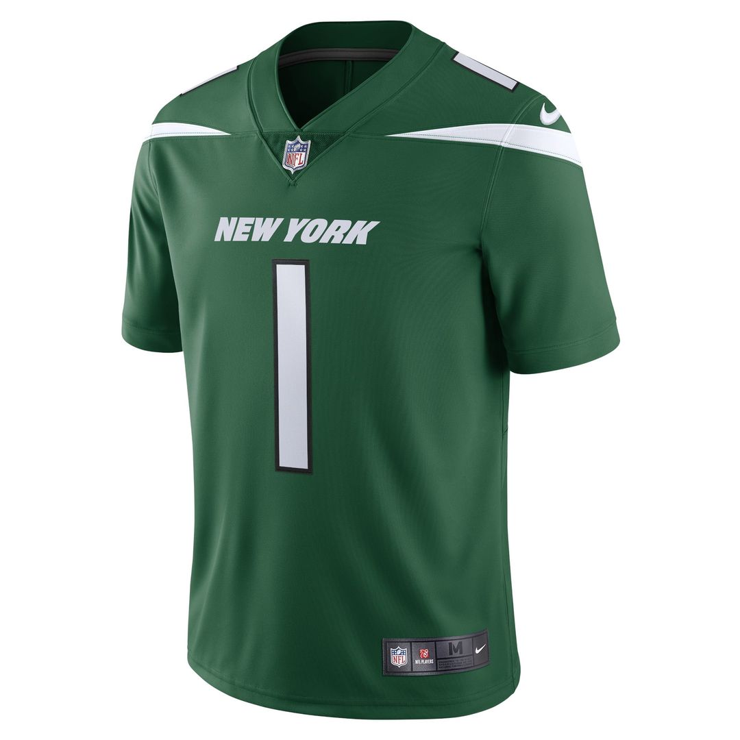 Ahmad Sauce Gardner New York Jets Nike Green Vapor Limited Jersey
