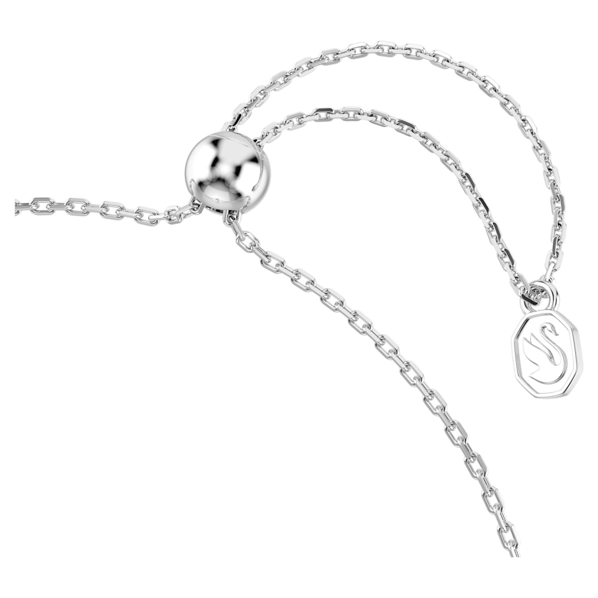 Ariana Grande x Swarovski bracelet Mixed cuts, Flower, Multicolored, Rhodium plated