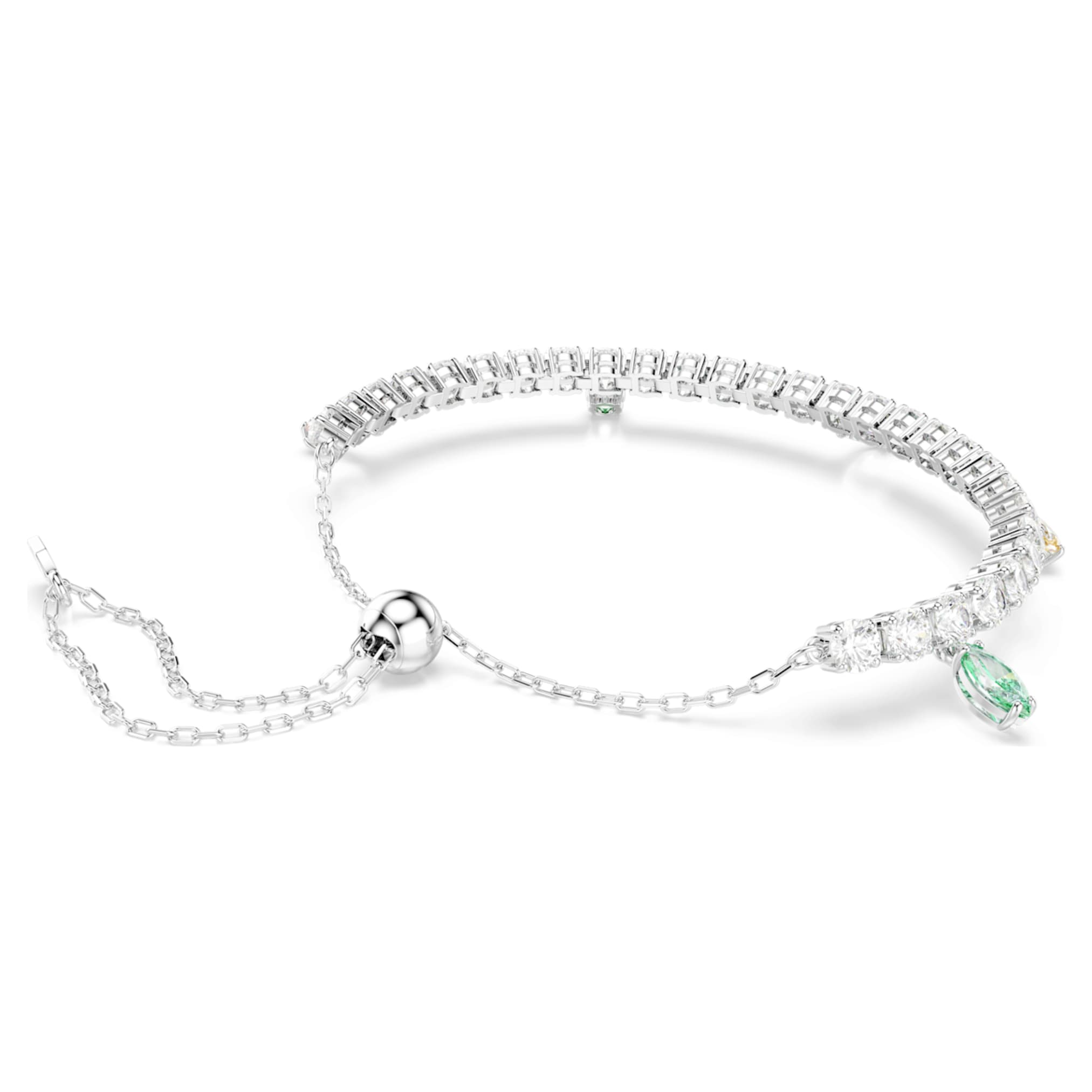 Ariana Grande x Swarovski bracelet Mixed cuts, Multicolored, Rhodium plated