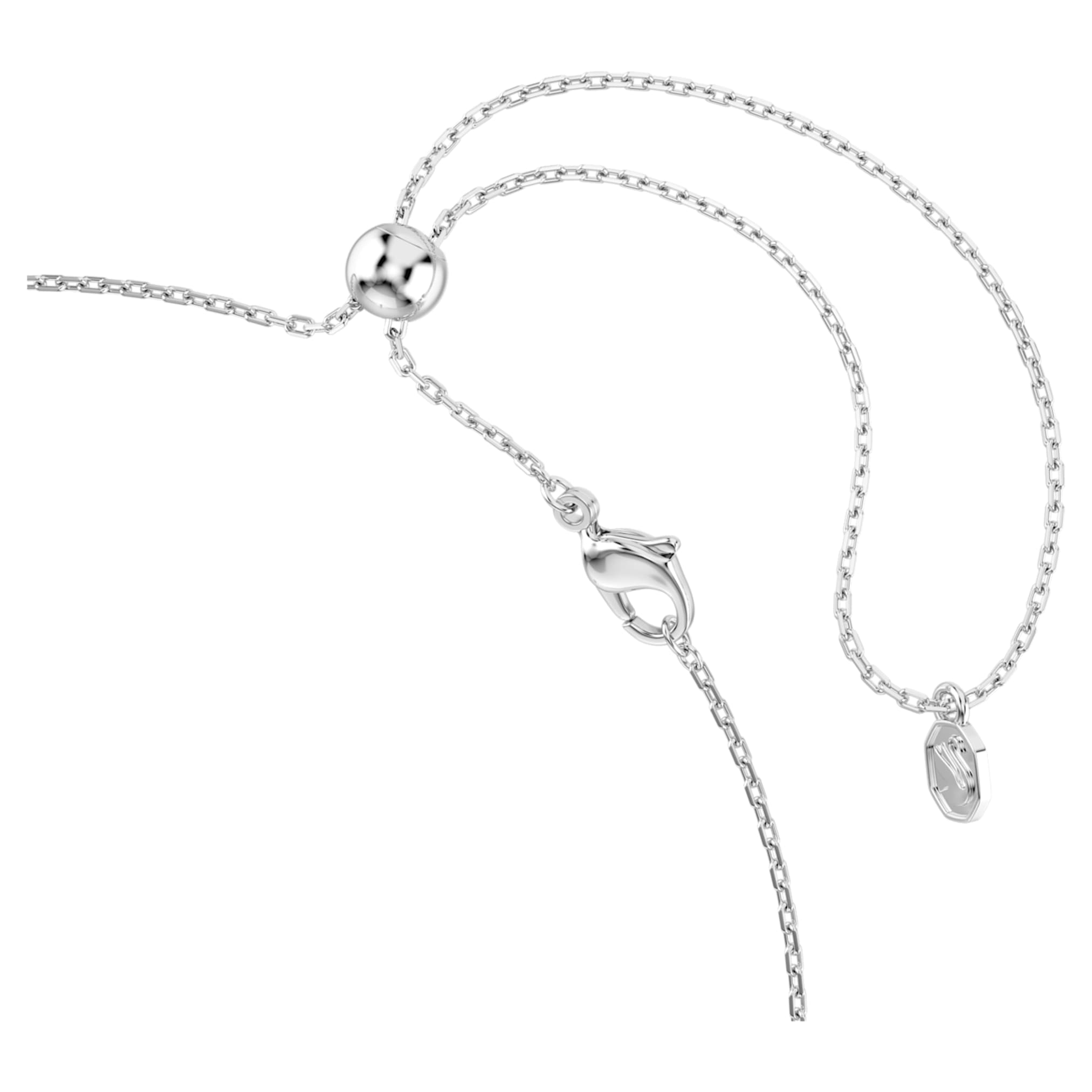 Ariana Grande x Swarovski choker Mixed cuts, Flower, Multicolored, Rhodium plated