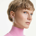 Ariana Grande x Swarovski drop earrings Mixed cuts, Multicolored, Rhodium plated