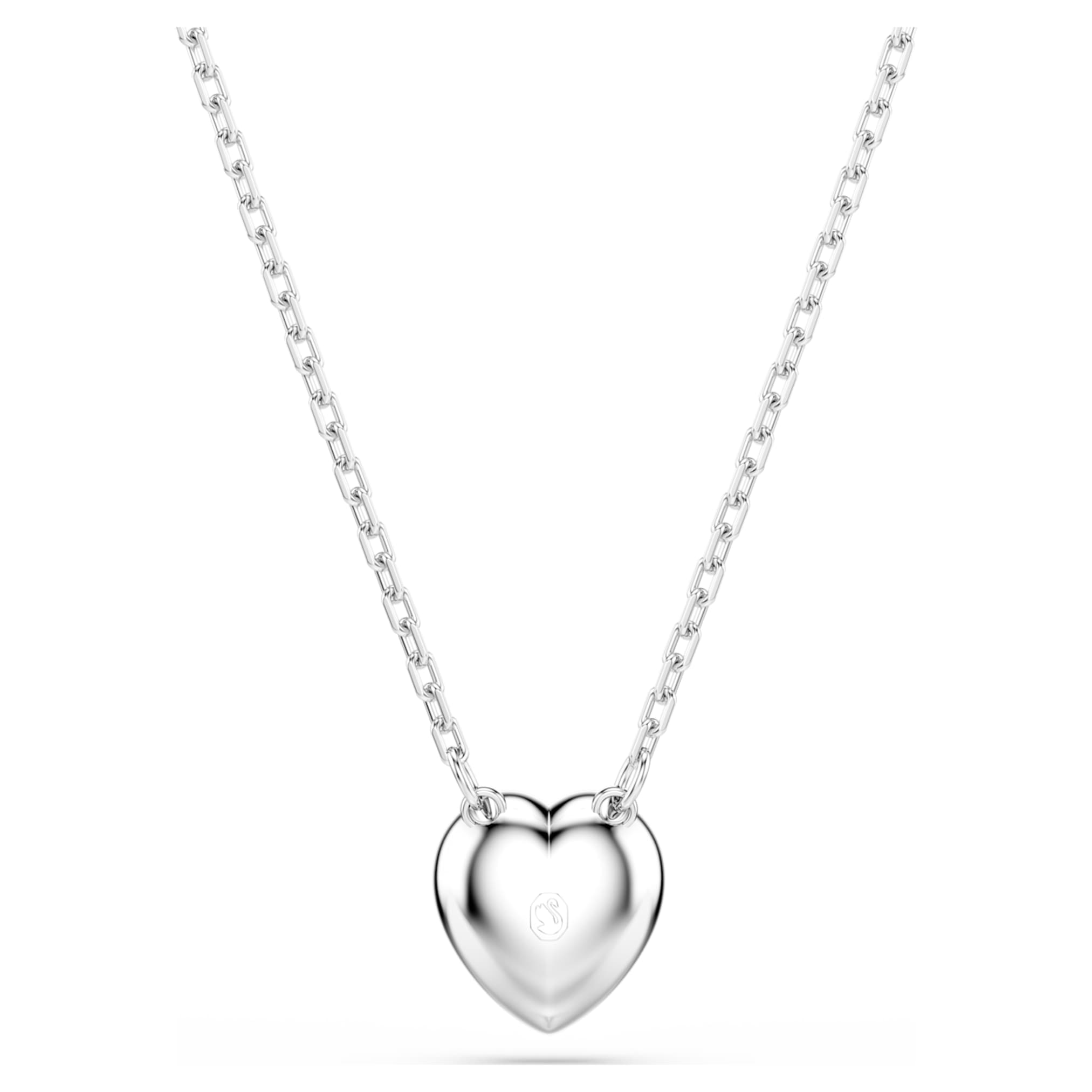Ariana Grande x Swarovski pendant Mixed cuts, Heart, White, Rhodium plated