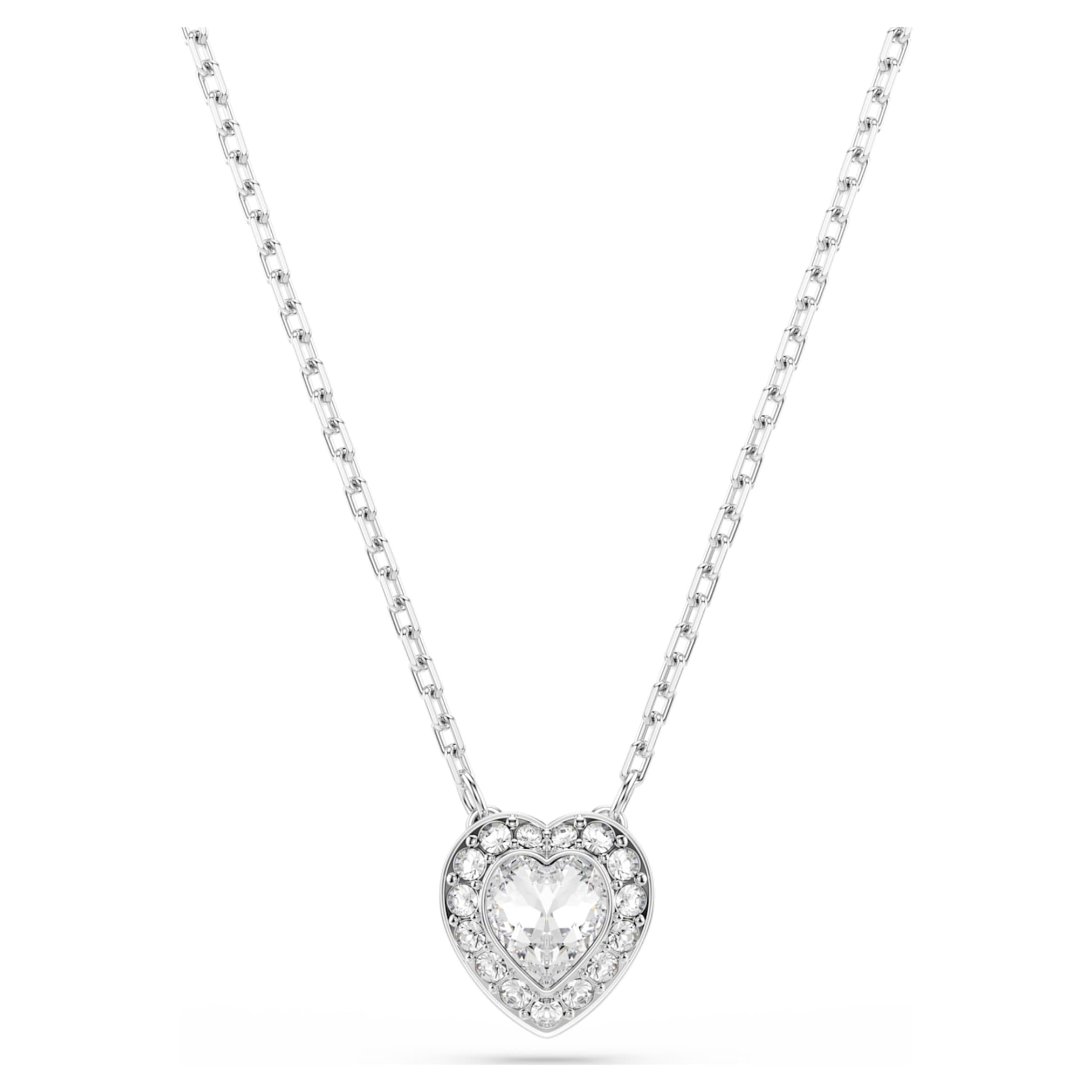 Ariana Grande x Swarovski set Mixed cuts, Heart, White, Rhodium plated
