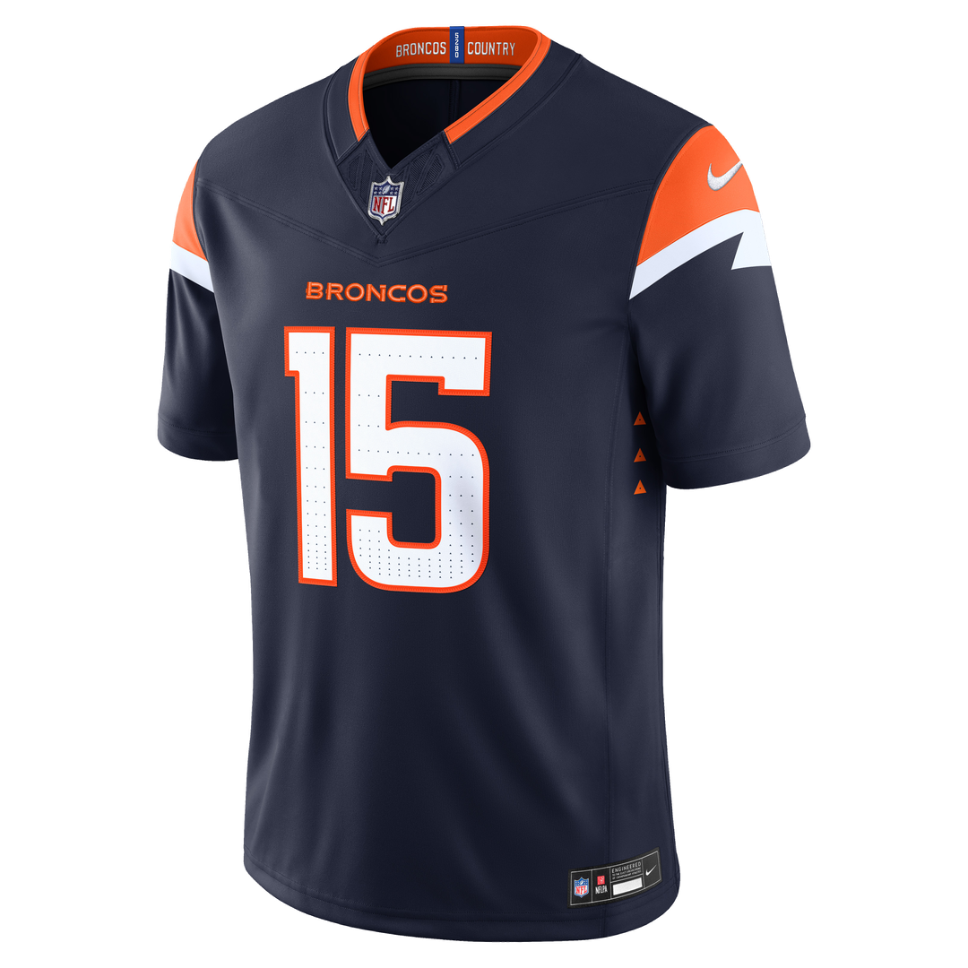 Nik Bonitto Denver Broncos Nike Navy Alternate Vapor F.U.S.E. Stitched Limited Jersey