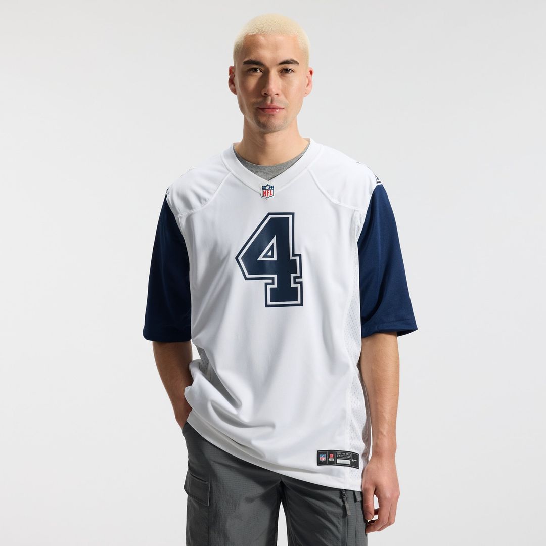 Dak Prescott Dallas Cowboys Nike White Alternate Game Team Jersey
