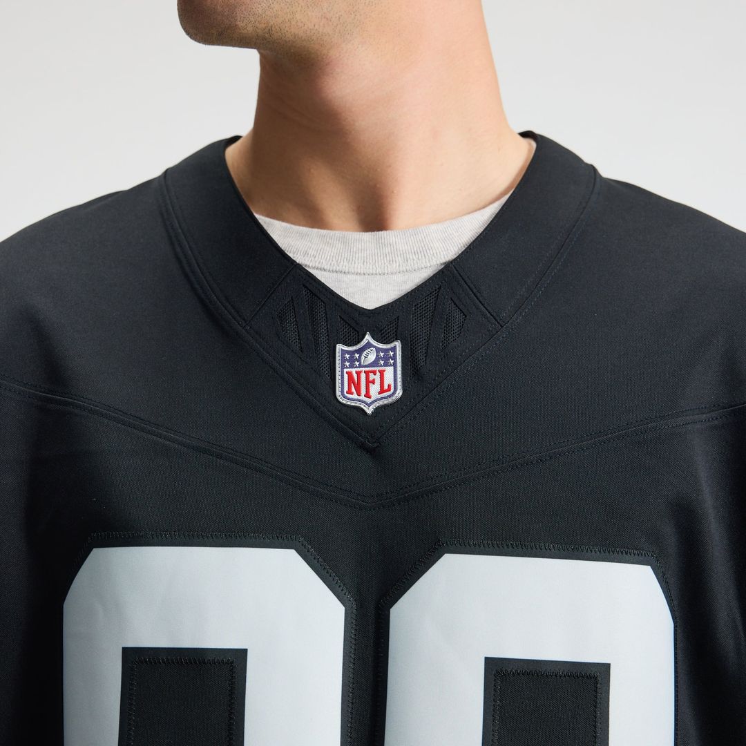 Brock Bowers Las Vegas Raiders Nike White Vapor F.U.S.E. Stitched Limited Jersey