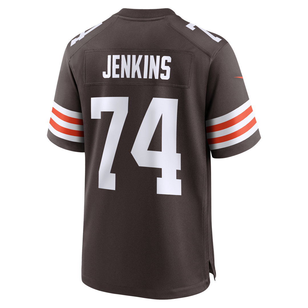 Elgton Jenkins Cleveland Browns Nike Brown Team Game Jersey