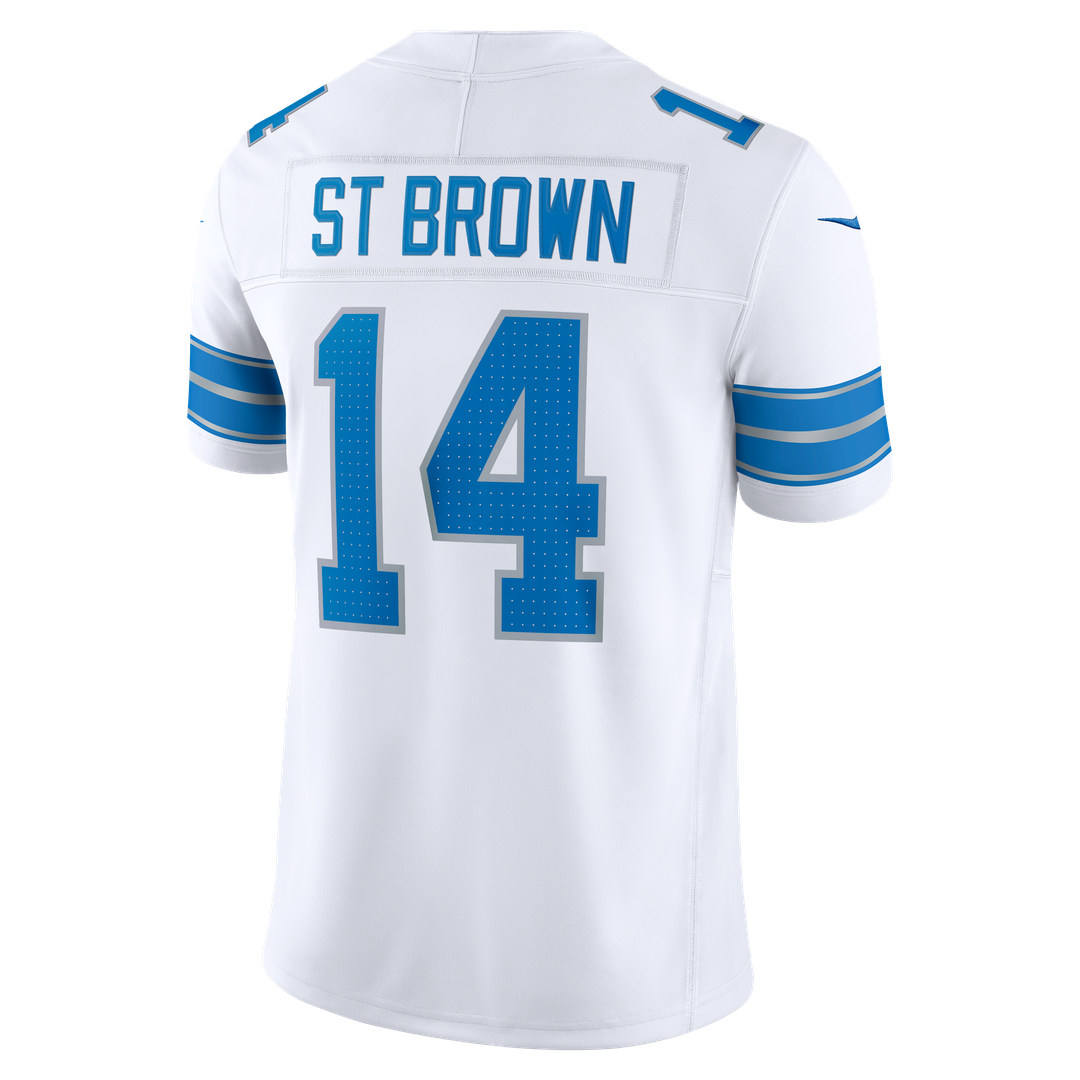 Amon-Ra St. Brown Detroit Lions Nike Black Alternate Vapor F.U.S.E. Stitched Limited Jersey