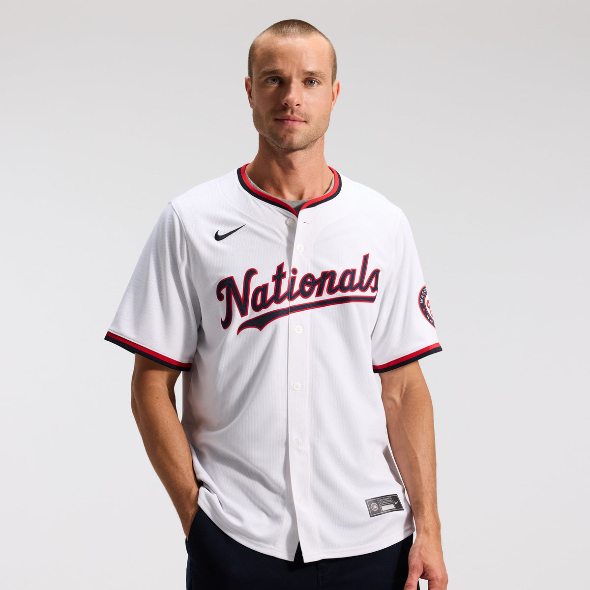 Washington Nationals Dylan Crews Nike White Home Limited Player Jersey