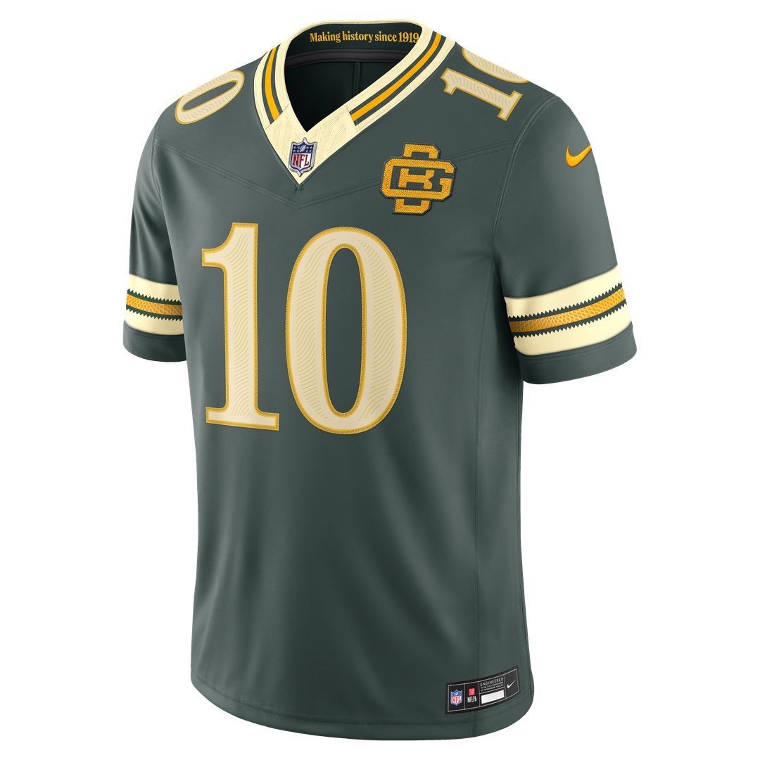 Jordan Love Green Bay Packers Nike Green 2026 Rivalries Collection Stitched Limited Jersey