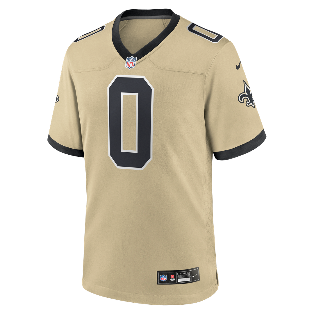 Jordyn Tyson New Orleans Saints Nike Black Team Game Jersey